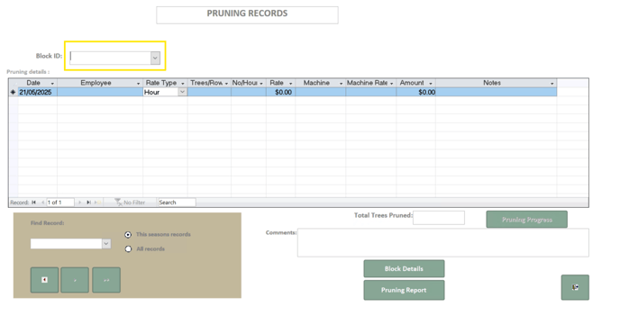 Pruning Screenshot